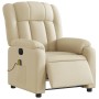 Sillón reclinable de masaje eléctrico tela color crema von , Sessel - Ref: Foro24-3205313, Preis: 293,95 €, Rabatt: %