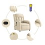 Sillón reclinable de masaje eléctrico tela color crema von , Sessel - Ref: Foro24-3205313, Preis: 293,95 €, Rabatt: %