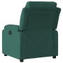 Sillón reclinable de masaje eléctrico terciopelo verde oscuro by , Armchairs - Ref: Foro24-3205083, Price: 301,24 €, Discount: %