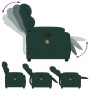 Sillón reclinable de masaje eléctrico terciopelo verde oscuro by , Armchairs - Ref: Foro24-3205083, Price: 301,24 €, Discount: %