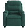 Sillón reclinable de masaje eléctrico terciopelo verde oscuro by , Armchairs - Ref: Foro24-3205083, Price: 301,24 €, Discount: %