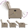 Sillón reclinable de masaje eléctrico cuero sintético capuchino by , Armchairs - Ref: Foro24-3205069, Price: 348,81 €, Discou...