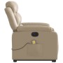 Sillón reclinable de masaje eléctrico cuero sintético capuchino by , Armchairs - Ref: Foro24-3205069, Price: 348,81 €, Discou...