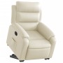 Sillón reclinable elevable eléctrico de cuero sintético crema von , Sessel - Ref: Foro24-3205057, Preis: 355,27 €, Rabatt: %