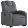 Sillón reclinable elevable eléctrico de cuero sintético gris von , Sessel - Ref: Foro24-3204447, Preis: 357,56 €, Rabatt: %