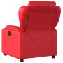 Sillón reclinable eléctrico de cuero sintético rojo by , Armchairs - Ref: Foro24-3204535, Price: 287,34 €, Discount: %