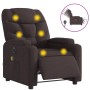 Sillón reclinable de masaje eléctrico tela marrón oscuro von , Sessel - Ref: Foro24-3204589, Preis: 261,54 €, Rabatt: %
