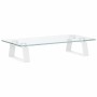 Soporte de monitor vidrio templado y metal blanco 40x20x8 cm von , Computersockel und -erhöhungen - Ref: Foro24-374215, Preis...