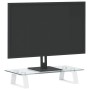 Soporte de monitor vidrio templado y metal blanco 40x20x8 cm von , Computersockel und -erhöhungen - Ref: Foro24-374215, Preis...