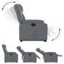 Sillón reclinable elevable eléctrico de cuero sintético gris von , Sessel - Ref: Foro24-3205167, Preis: 362,24 €, Rabatt: %
