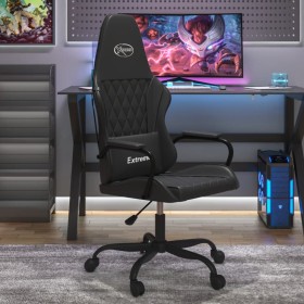 Silla gaming con masaje cuero sintético negro by , Gaming chairs - Ref: Foro24-345541, Price: 105,81 €, Discount: %