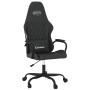 Silla gaming con masaje cuero sintético negro by , Gaming chairs - Ref: Foro24-345541, Price: 105,81 €, Discount: %