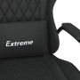 Silla gaming con masaje cuero sintético negro by , Gaming chairs - Ref: Foro24-345541, Price: 105,81 €, Discount: %