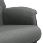 Sillón reclinable con reposapiés tela gris oscuro de , Sillones - Ref: Foro24-356667, Precio: 150,63 €, Descuento: %