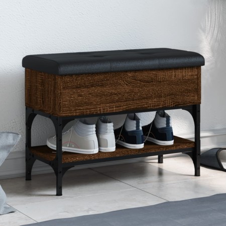 Banco zapatero madera de ingeniería marrón roble 62x32x45 cm von , Bänke für Hallen und Lager - Ref: Foro24-835171, Preis: 59...