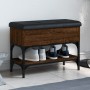 Banco zapatero madera de ingeniería marrón roble 62x32x45 cm von , Bänke für Hallen und Lager - Ref: Foro24-835171, Preis: 59...