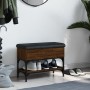 Banco zapatero madera de ingeniería marrón roble 62x32x45 cm von , Bänke für Hallen und Lager - Ref: Foro24-835171, Preis: 59...