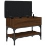 Banco zapatero madera de ingeniería marrón roble 62x32x45 cm von , Bänke für Hallen und Lager - Ref: Foro24-835171, Preis: 59...