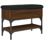 Banco zapatero madera de ingeniería marrón roble 62x32x45 cm von , Bänke für Hallen und Lager - Ref: Foro24-835171, Preis: 59...