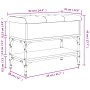 Banco zapatero madera de ingeniería marrón roble 62x32x45 cm von , Bänke für Hallen und Lager - Ref: Foro24-835171, Preis: 59...