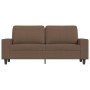 Sofá de 2 plazas de tela marrón 140 cm by , Sofas - Ref: Foro24-359394, Price: 240,23 €, Discount: %