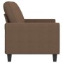 Sofá de 2 plazas de tela marrón 140 cm by , Sofas - Ref: Foro24-359394, Price: 240,23 €, Discount: %