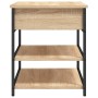 Banco zapatero madera de ingeniería roble Sonoma 70x42,5x50 cm by , Benches for halls and storage - Ref: Foro24-839029, Price...