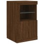 Aparador con luces LED marrón roble 164x37x67 cm von , Sideboards - Ref: Foro24-3209057, Preis: 198,51 €, Rabatt: %