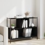 Estantería madera de ingeniería negra 102x28x77,5 cm von , Bücherregale und Regale - Ref: Foro24-838898, Preis: 64,05 €, Raba...