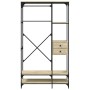 Armario cajones madera ingeniería roble Sonoma 100x40x180 cm von , Kleiderschränke - Ref: Foro24-838949, Preis: 139,97 €, Rab...