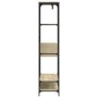 Armario cajones madera ingeniería roble Sonoma 100x40x180 cm de , Armarios roperos - Ref: Foro24-838949, Precio: 139,77 €