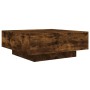 Mesa de centro madera de ingeniería roble ahumado 80x80x31 cm by , Coffee table - Ref: Foro24-836585, Price: 73,98 €, Discoun...