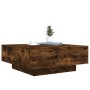 Mesa de centro madera de ingeniería roble ahumado 80x80x31 cm by , Coffee table - Ref: Foro24-836585, Price: 73,98 €, Discoun...