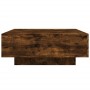 Mesa de centro madera de ingeniería roble ahumado 80x80x31 cm by , Coffee table - Ref: Foro24-836585, Price: 73,98 €, Discoun...
