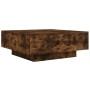 Mesa de centro madera de ingeniería roble ahumado 80x80x31 cm by , Coffee table - Ref: Foro24-836585, Price: 73,98 €, Discoun...