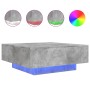 Mesa de centro con luces LED gris hormigón 80x80x31 cm von , Couchtisch - Ref: Foro24-836591, Preis: 84,36 €, Rabatt: %