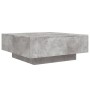 Mesa de centro con luces LED gris hormigón 80x80x31 cm von , Couchtisch - Ref: Foro24-836591, Preis: 84,36 €, Rabatt: %