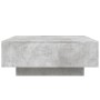 Mesa de centro con luces LED gris hormigón 80x80x31 cm von , Couchtisch - Ref: Foro24-836591, Preis: 84,36 €, Rabatt: %