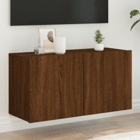 Mueble para TV de pared roble marrón 80x30x41 cm de , Muebles TV - Ref: Foro24-836964, Precio: 56,04 €