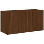 Mueble para TV de pared roble marrón 80x30x41 cm by , TV Furniture - Ref: Foro24-836964, Price: 56,12 €, Discount: %