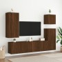 Mueble para TV de pared roble marrón 80x30x41 cm by , TV Furniture - Ref: Foro24-836964, Price: 56,12 €, Discount: %