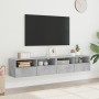 Muebles de pared para TV 2 uds madera gris hormigón 80x30x30 cm von , TV-Möbel - Ref: Foro24-836875, Preis: 85,89 €, Rabatt: %