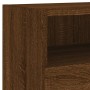 Mueble de pared TV madera ingeniería marrón roble 80x30x30 cm by , TV Furniture - Ref: Foro24-836880, Price: 47,23 €, Discoun...