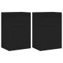 Muebles TV de pared 2 uds madera ingeniería negro 40,5x30x60 cm von , TV-Möbel - Ref: Foro24-836913, Preis: 71,75 €, Rabatt: %