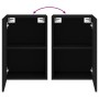 Muebles TV de pared 2 uds madera ingeniería negro 40,5x30x60 cm von , TV-Möbel - Ref: Foro24-836913, Preis: 71,75 €, Rabatt: %