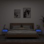 Muebles TV de pared luces LED 2 uds gris hormigón 40x30x40 cm de , Muebles TV - Ref: Foro24-837176, Precio: 63,00 €
