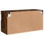 Mueble de TV de pared con luces LED roble ahumado 80x30x40 cm von , TV-Möbel - Ref: Foro24-837205, Preis: 66,91 €, Rabatt: %