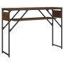 Mesa consola estante madera ingeniería marrón roble 105x30x75cm de , Mesas auxiliares - Ref: Foro24-837796, Precio: 46,45 €, ...