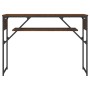 Mesa consola estante madera ingeniería marrón roble 105x30x75cm de , Mesas auxiliares - Ref: Foro24-837796, Precio: 47,01 €