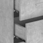 Mesitas de noche de pared 2 unidades color gris hormigón de , Mesitas de noche - Ref: Foro24-810998, Precio: 103,99 €, Descue...